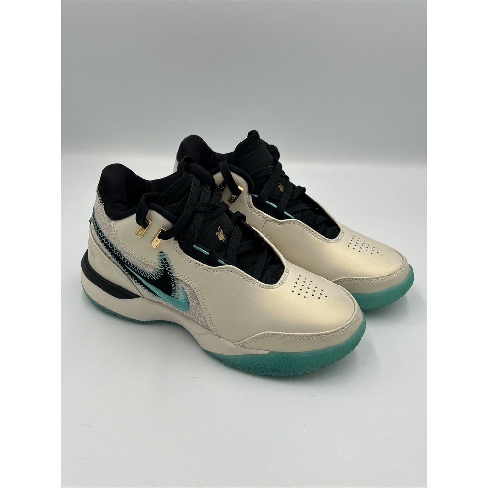Nike LeBron NXXT Gen AMPD Sneaker Liverpool LFC Orewood Teal Kids 3.5